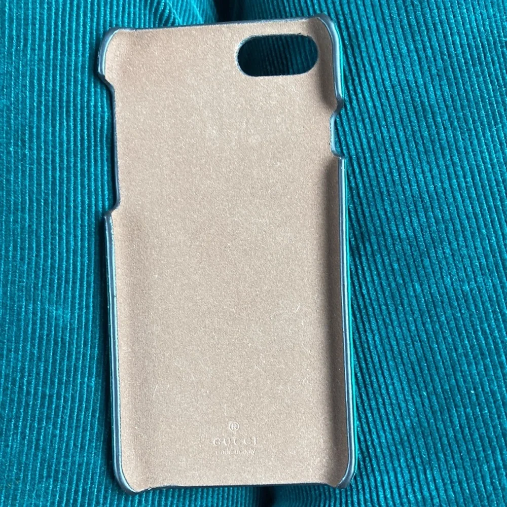 NWOT Gucci Green “Par Amour” Phone Case